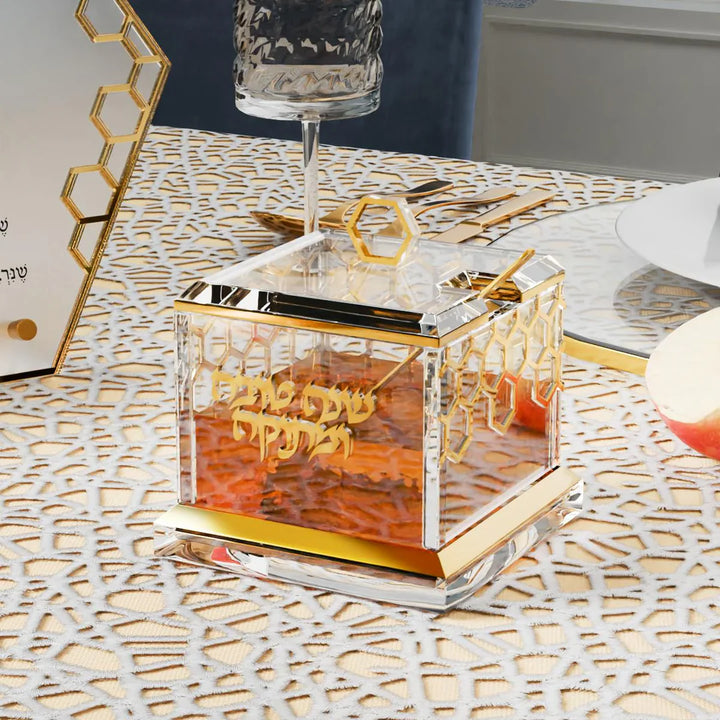 Honey Jar, Honeycomb 1.0 - Gold