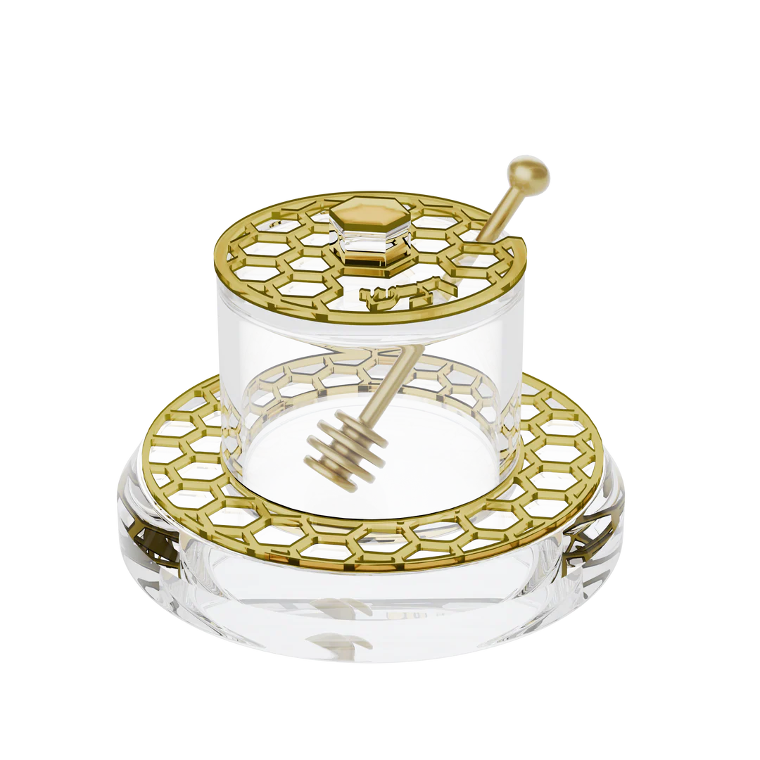 Honey Jar, Honeycomb 2.0 - Gold