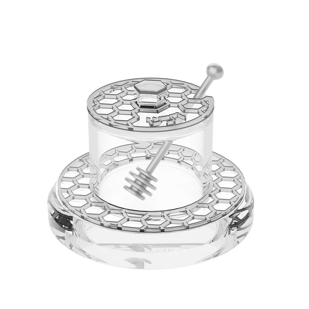 Honey Jar, Honeycomb 2.0 - Silver