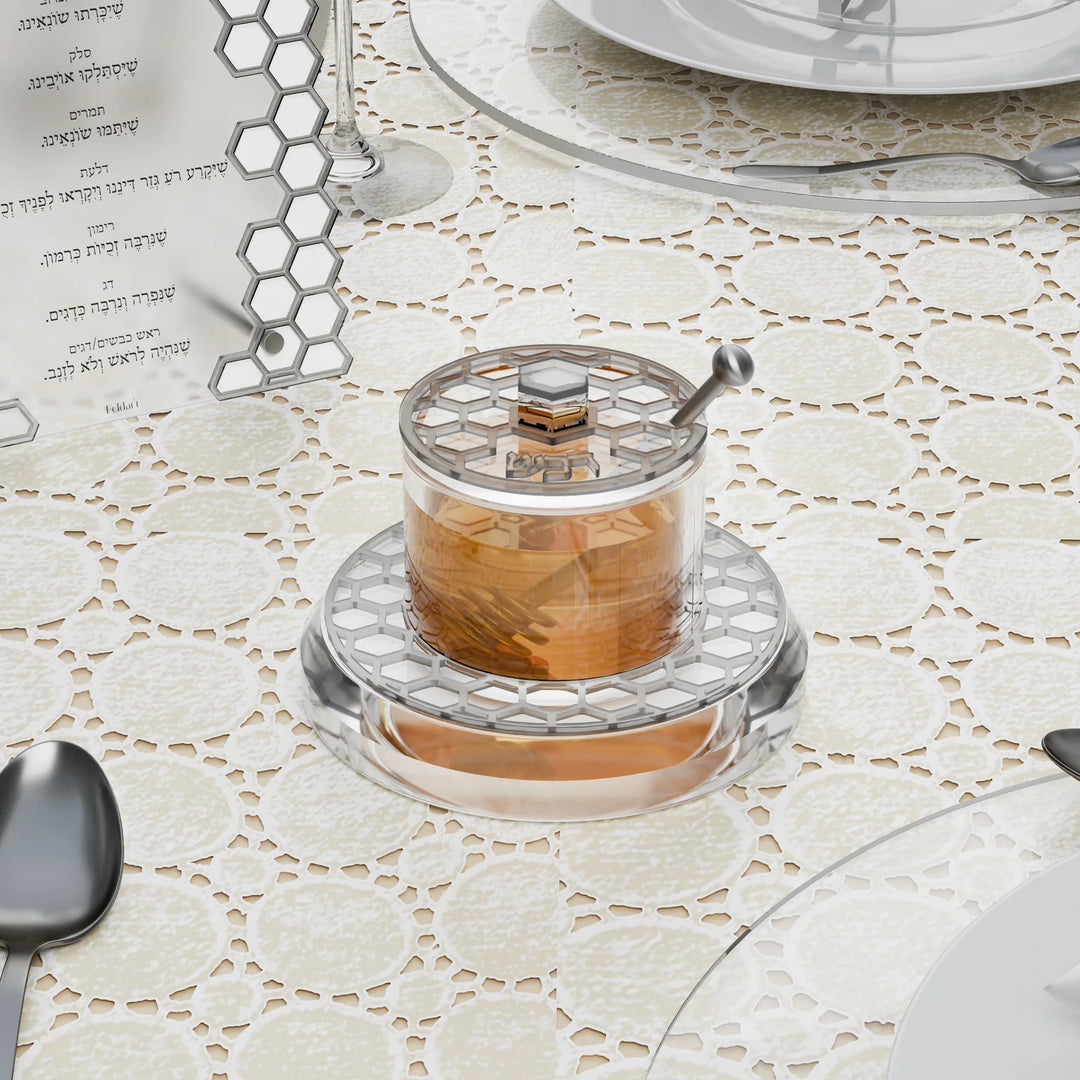 Honey Jar, Honeycomb 2.0 - Silver