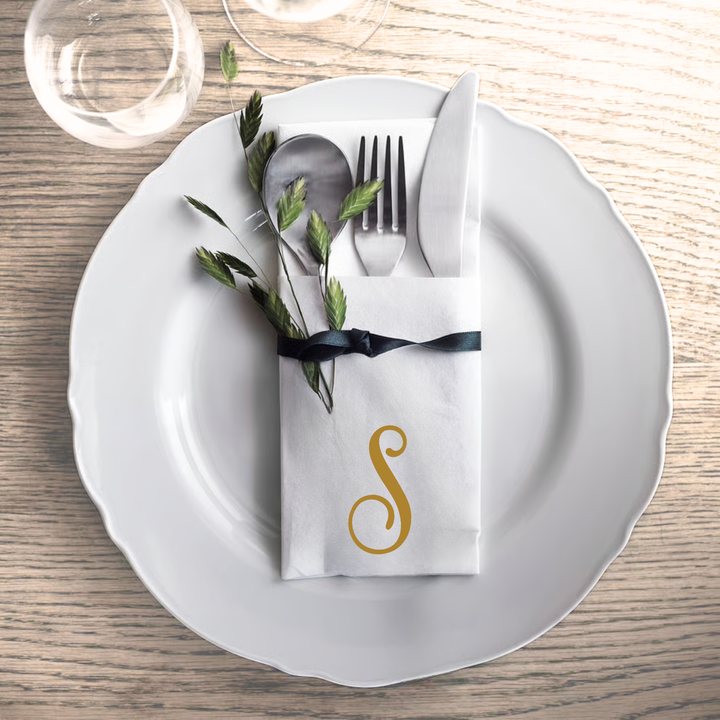 25 Personalized Napkins