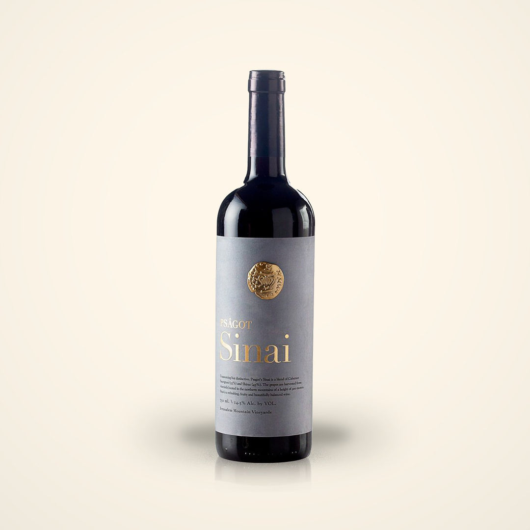 Psagot Sinai dry red wine 750 ml included in the arrangement