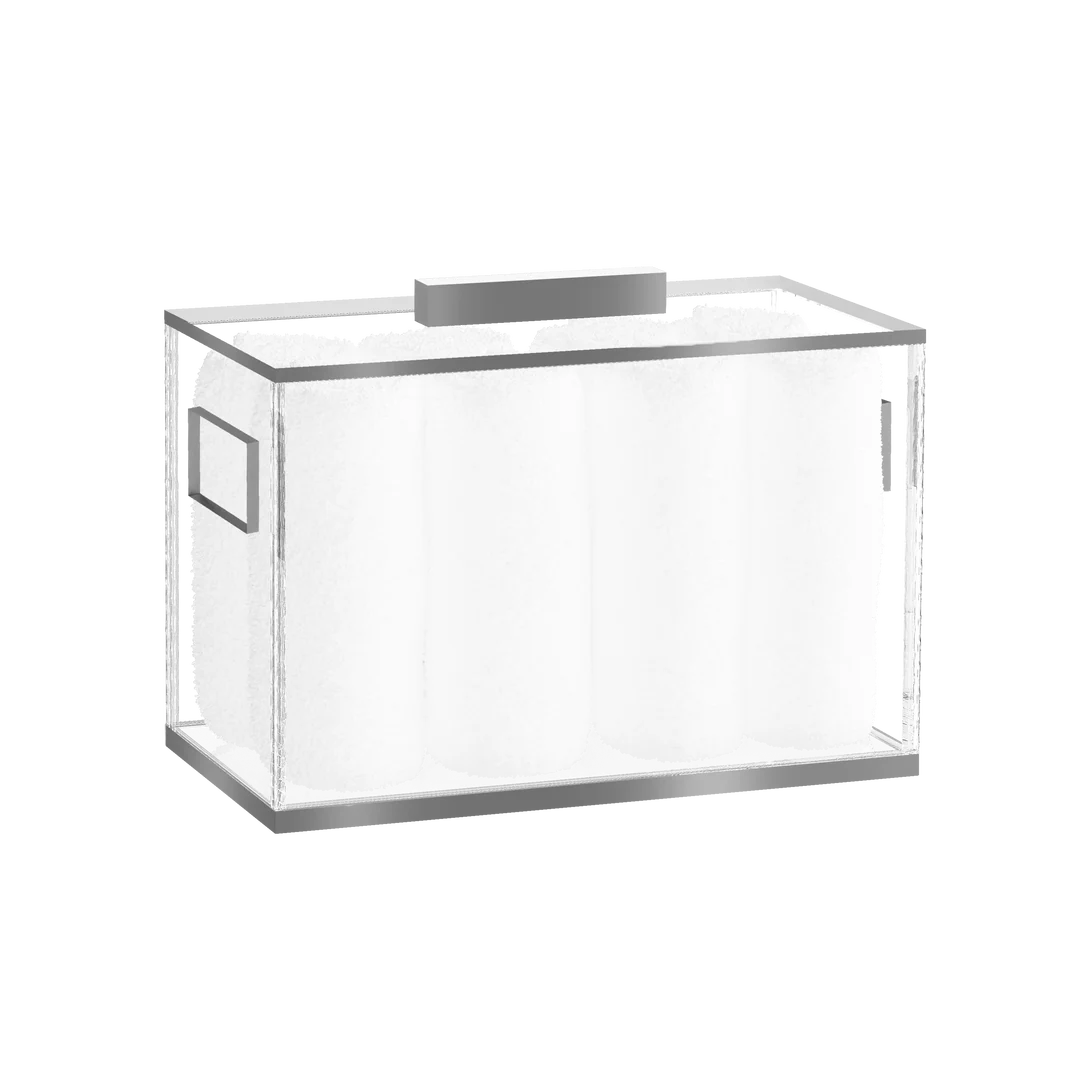 Lucite Towel Box