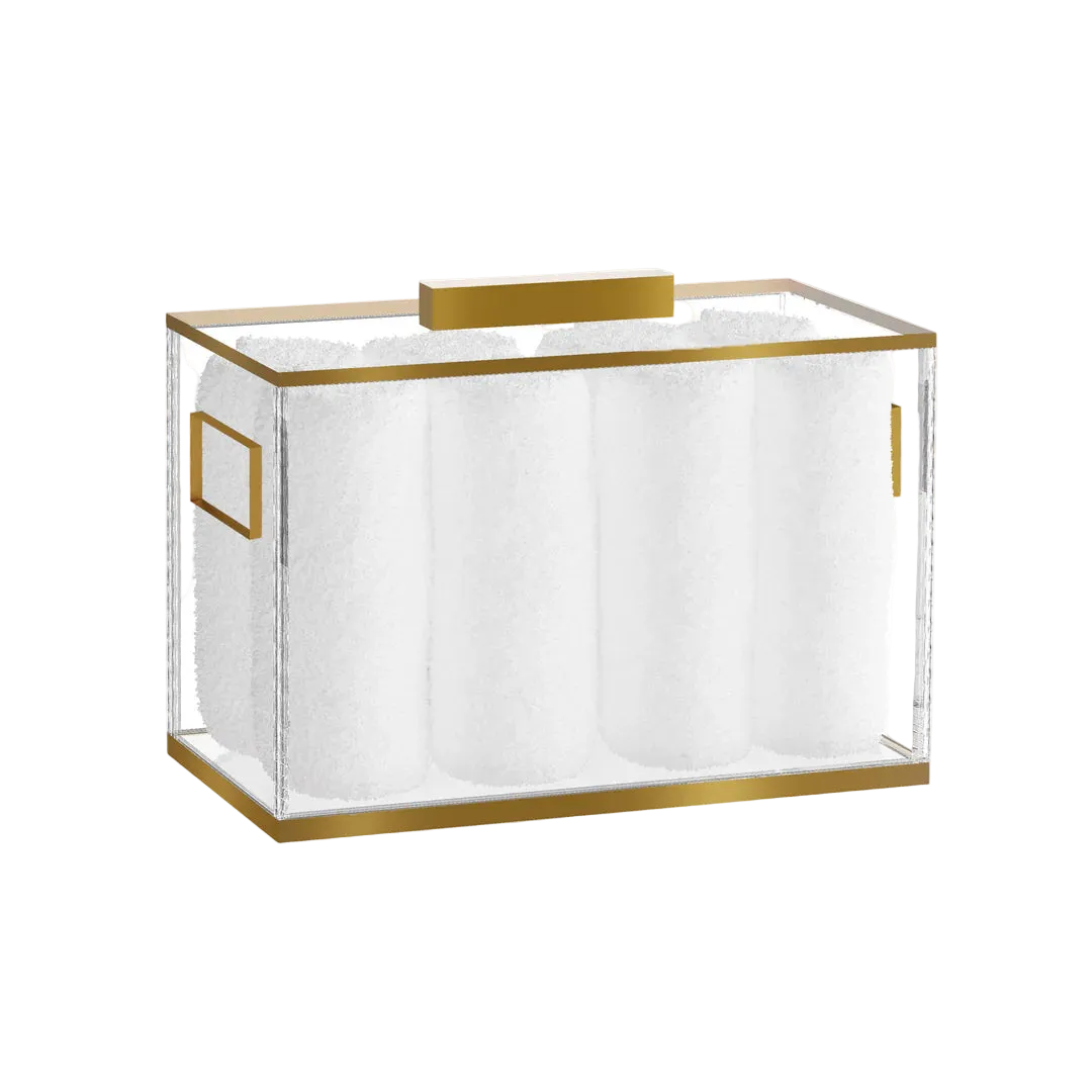 Lucite Towel Box