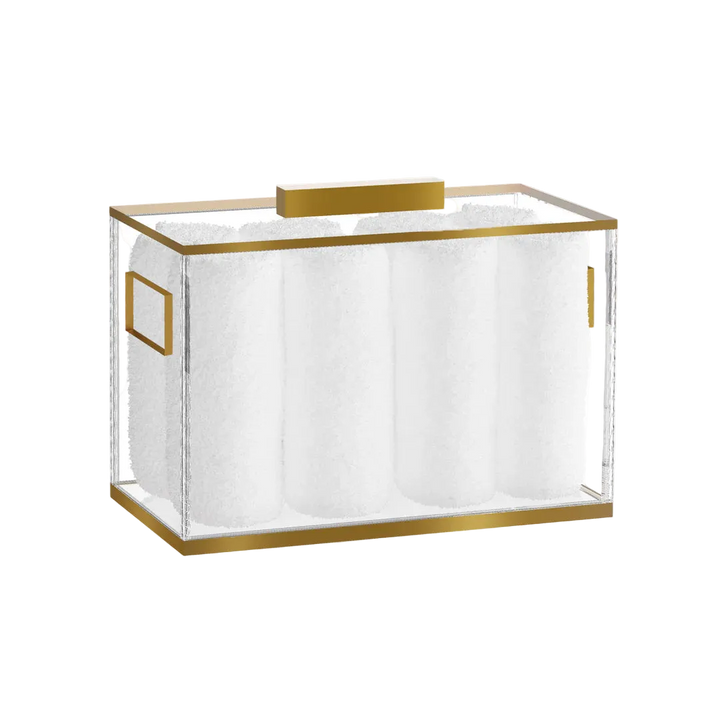 Lucite Towel Box