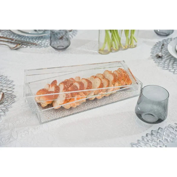Challah Tray, Clear - Feldart - Image 2
