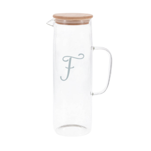 Tall Glass Pitcher